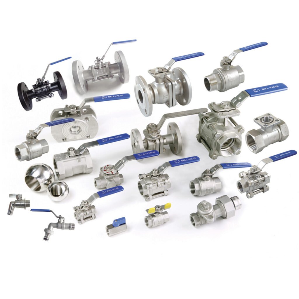 kinds of ball valves in stainless steel