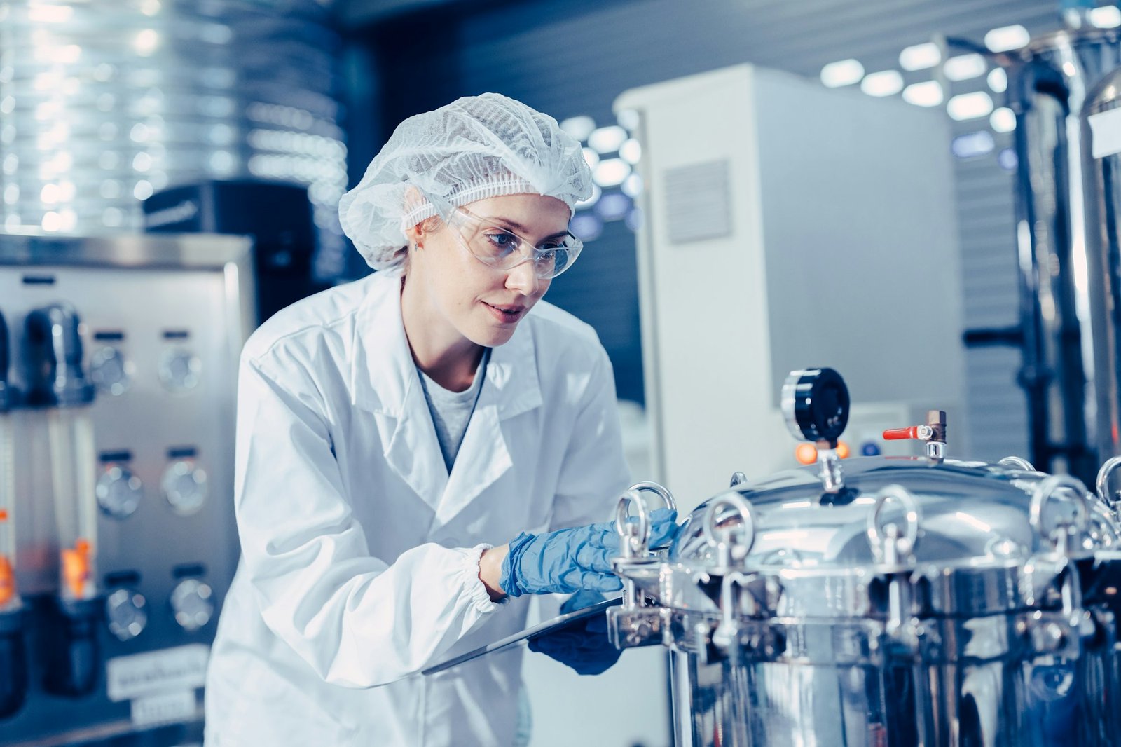 Sanitary pipe fittings for biotech and laboratory systems