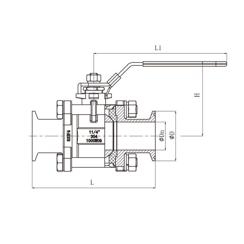 sanitary ball valve