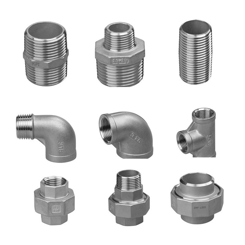 stainless steel pipe fittings elbows tees reducers cooling system