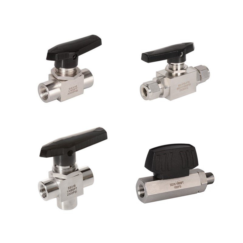 SS instrumentation ball valves