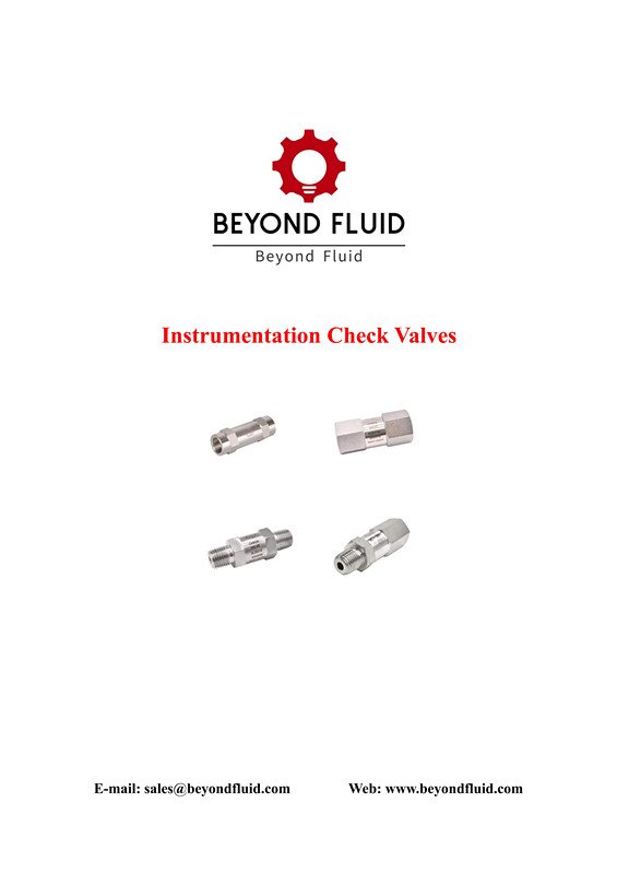 instrumentation check valves