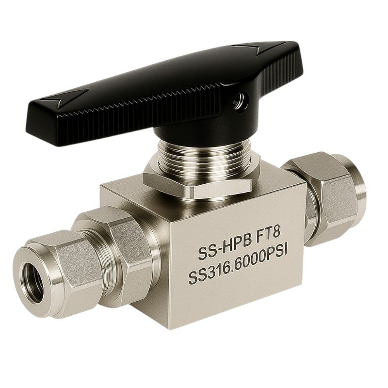 Twin Ferrule Compression Ball Valve