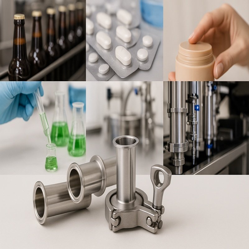 tri-clamp brewery pharma cosmetic use case