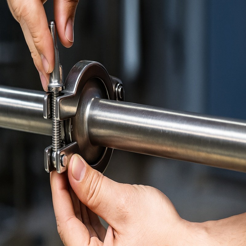 tri-clamp installation