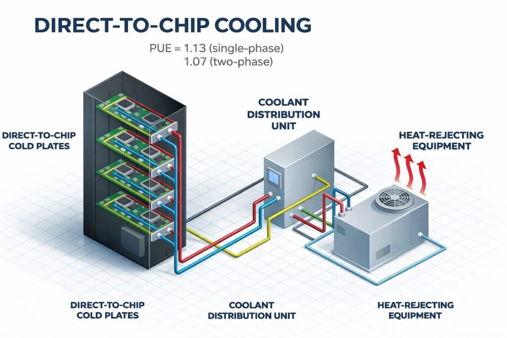 Direct to Chip Cooling