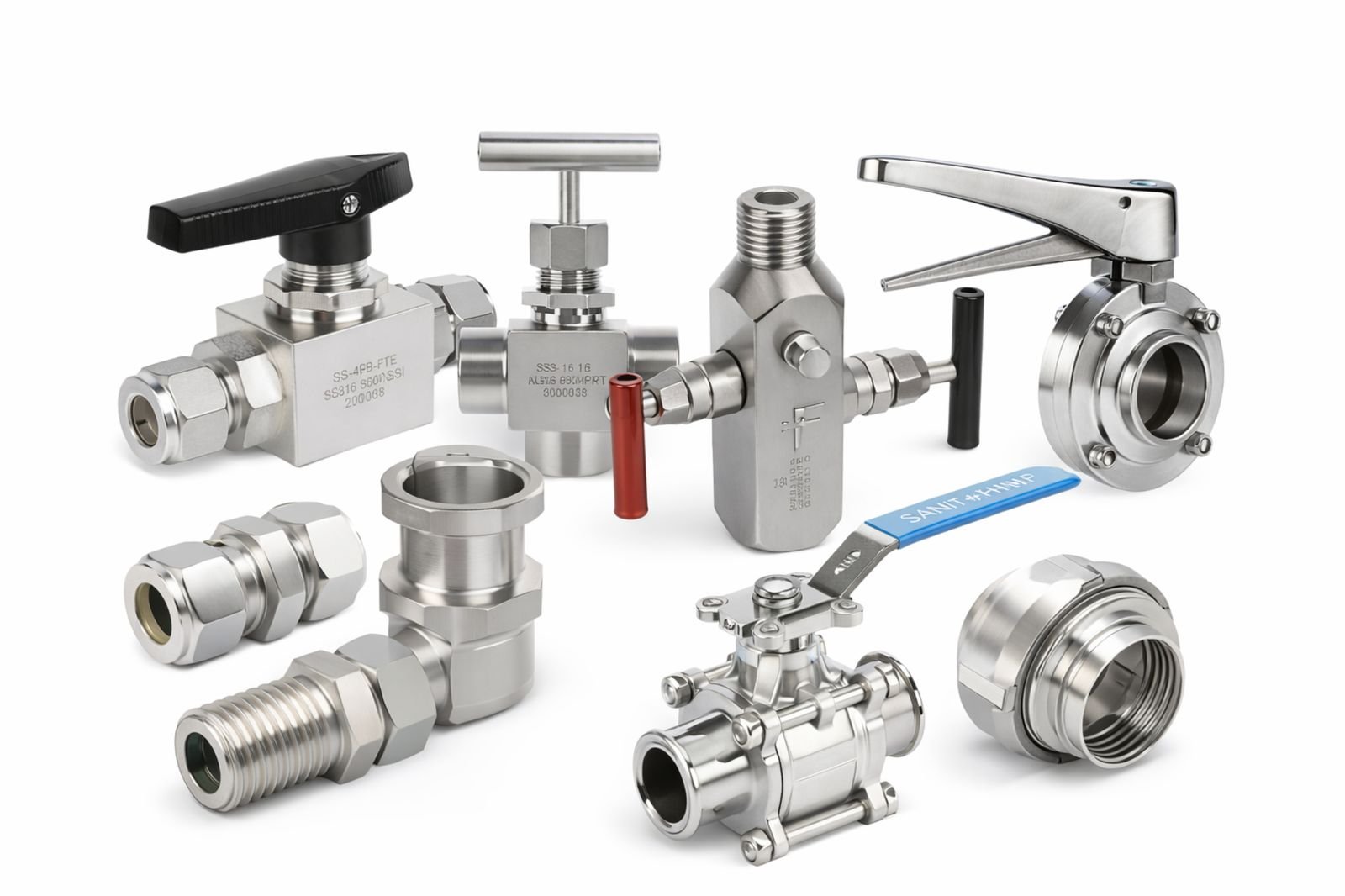 Instrurmentation Valve & Fittings, Sanitary Valve & Fittings Manufacturer