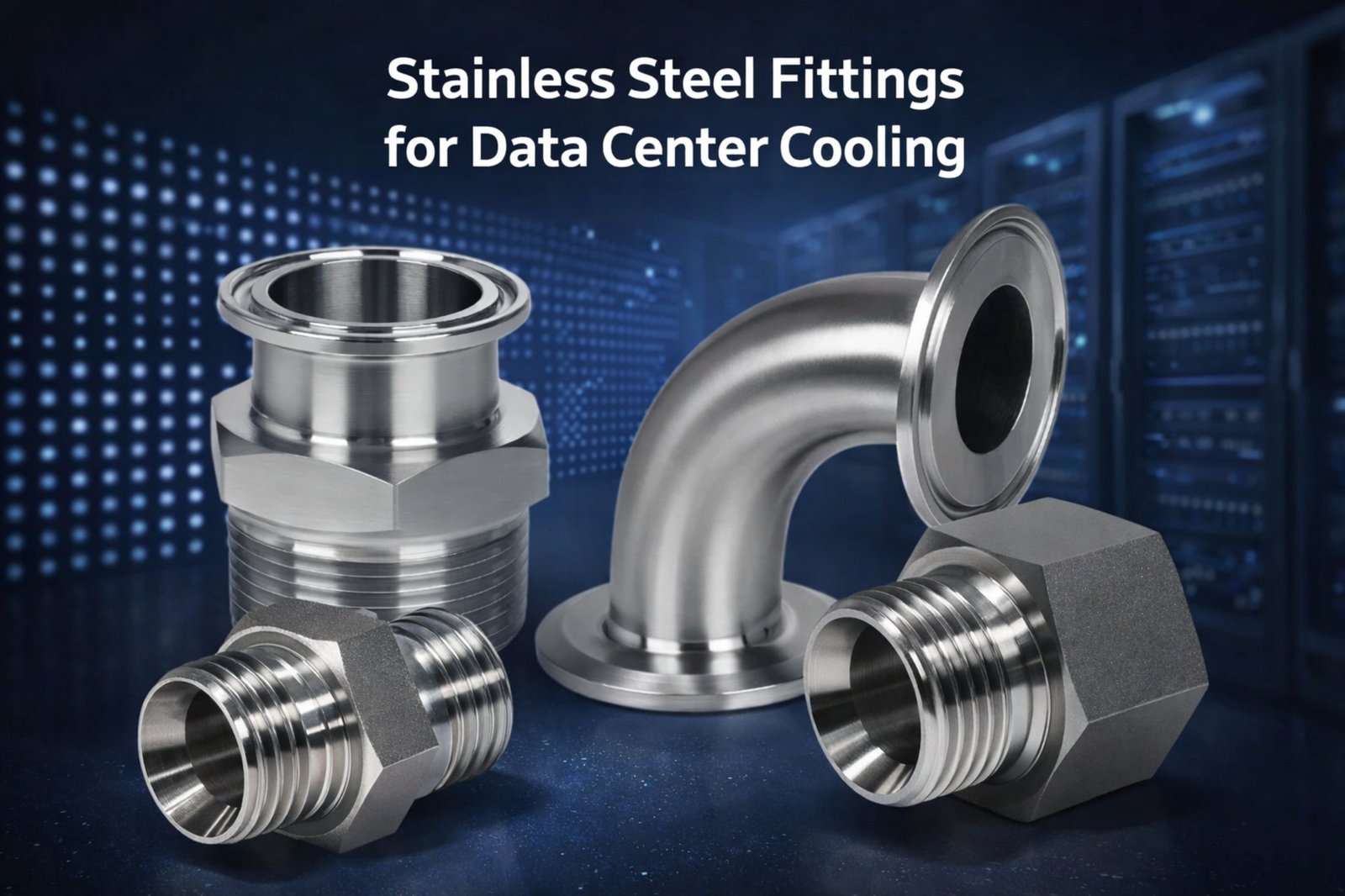 Stainless Steel Fittings For Data Center Cooling