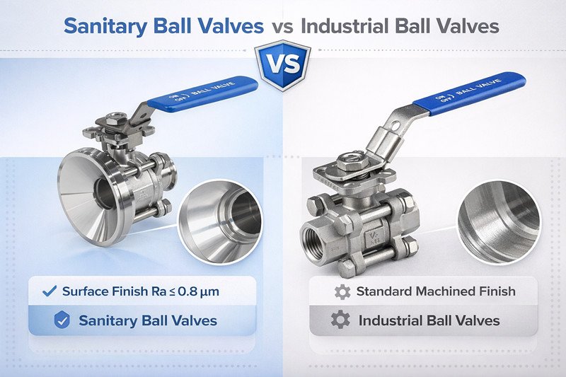 Sanitary Ball Valves vs Industrial Ball Valves