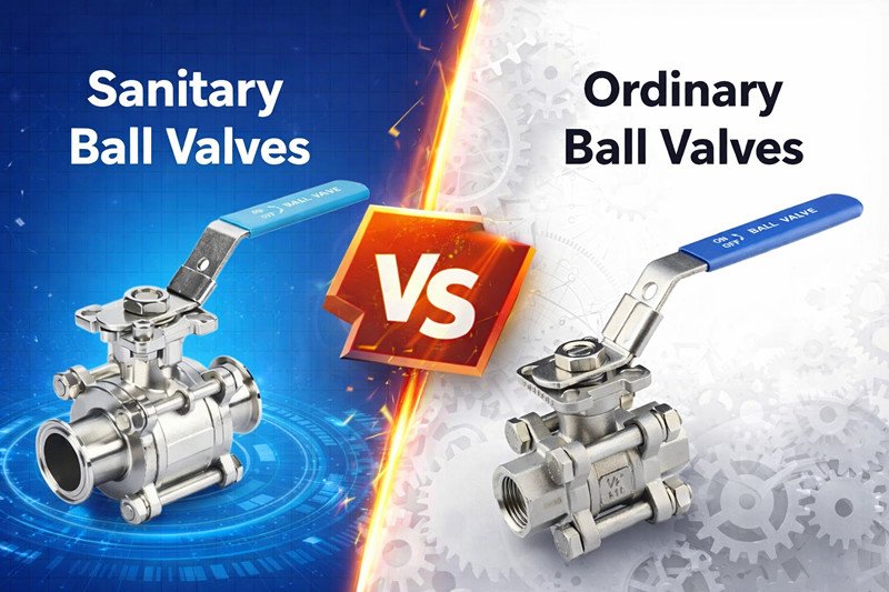 Sanitary Ball Valves VS Ordinary Ball Valves