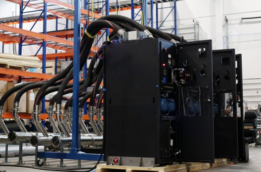 sanitary valves used in data center cooling system