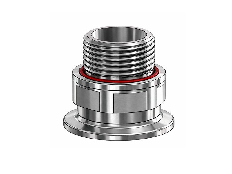 BSPP Male Tri-clamp adapters for Data Center Cooling