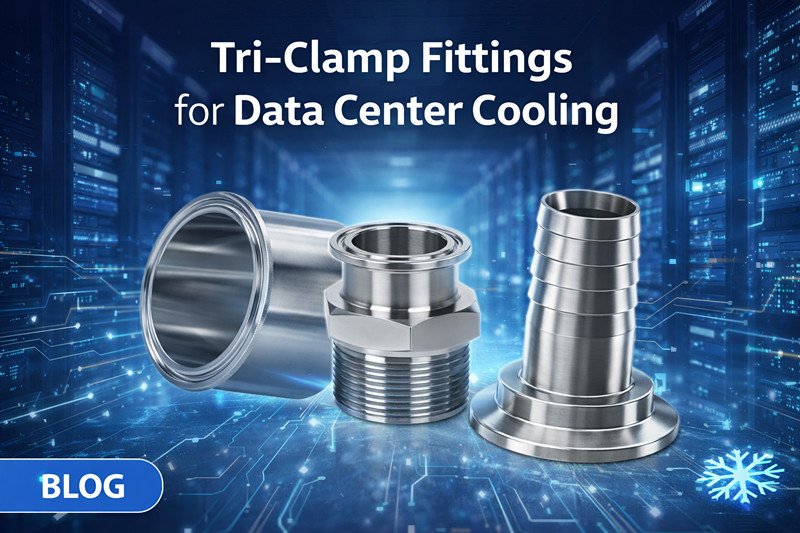 Tri-Clamp Fittings for Data Center Cooling
