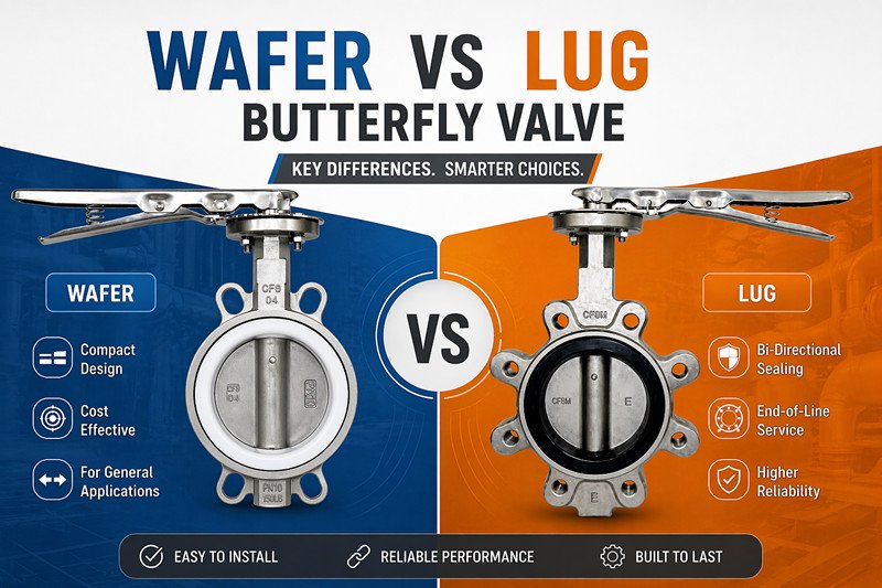 Wafer vs Lug Butterfly Valve