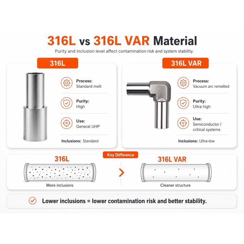 316L vs 316L var weld fittings
