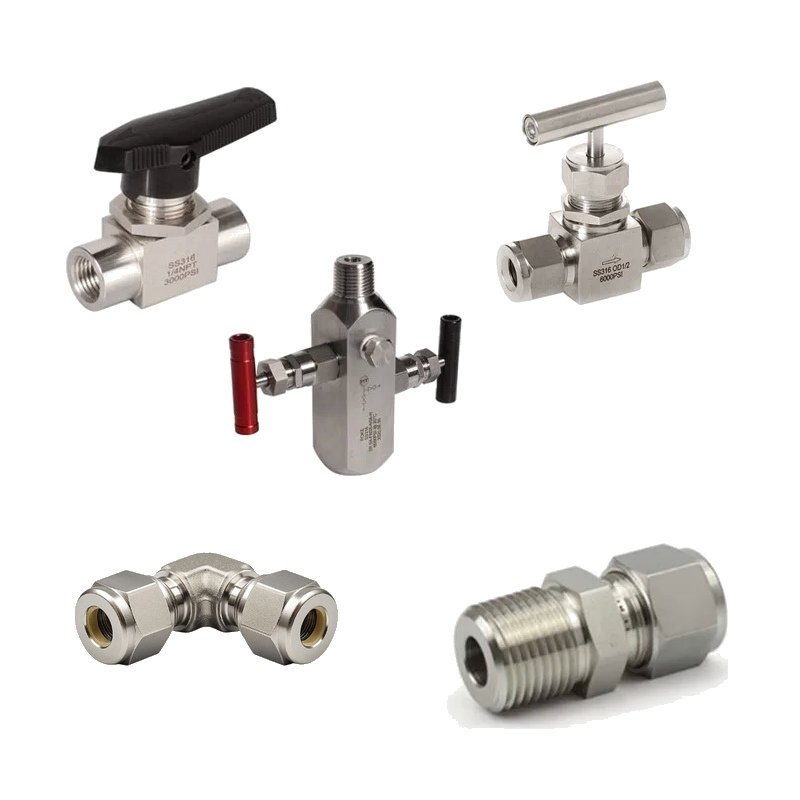 Instrumentation valves and fittings