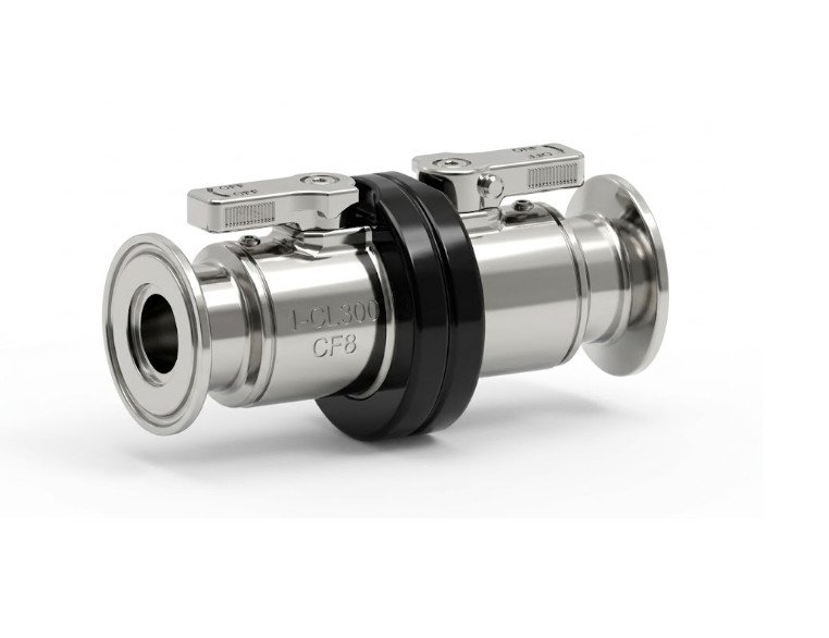 Dry Break Disconnect Ball Valve