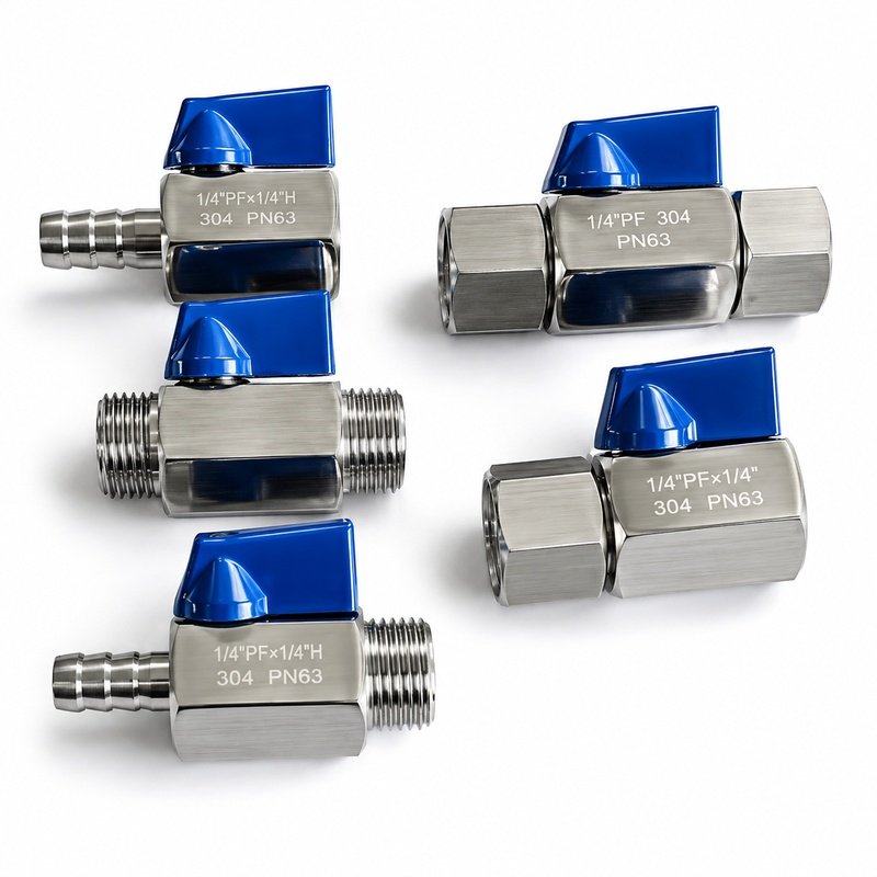 types of mini ball valve for data center 